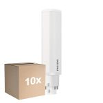 Opakowanie 10x Philips CorePro PL-C LED 5.5W 660lm - 840 Zimna Biel | 4-Piny - Zamienne 13W