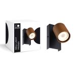 D'Lite Światło Ścienne Prisma Metal Miedź | IP20 - Nadaje Się Do 1x GU10