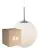 Opakowanie 6x Nordlux Lampa wisząca Cafe 30 E27 srebro - Szkło | Max. 25W