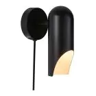 DFTP by Nordlux Rochelle Światło Ścienne Metal Czarny | 76mm - Nadaje Się Do GU10