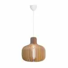 Nordlux Hazo 43 Lampa Wisząca Drewno Brązowy | Nadaje Się Do 1x E27